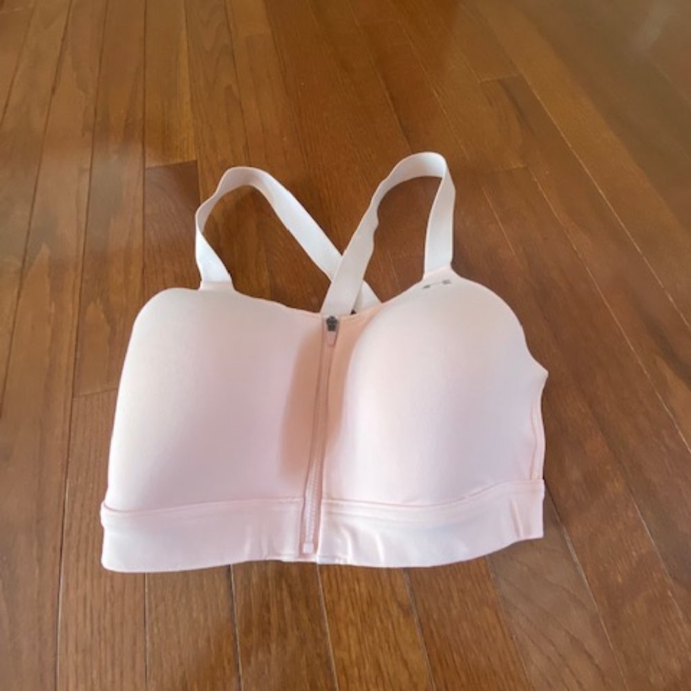 Under Armour light pink sports bra 34DD
